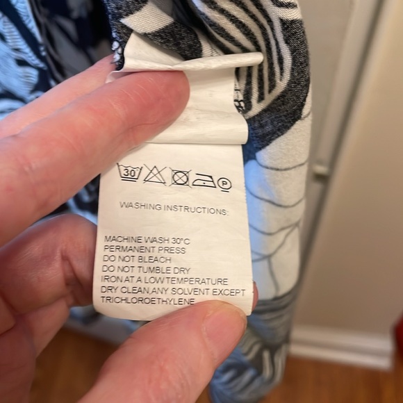 Farm Rio for Anthro Adonidia Dress Tropical Print button-front shirtdres… - Picture 9 of 9